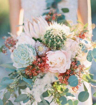 flowers, cacti and bouquet