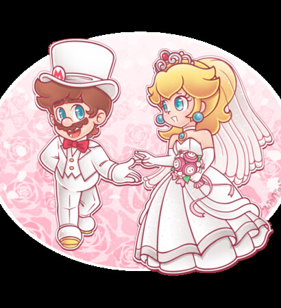 peach, love and mario