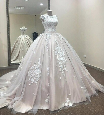 crystal, white dress and white