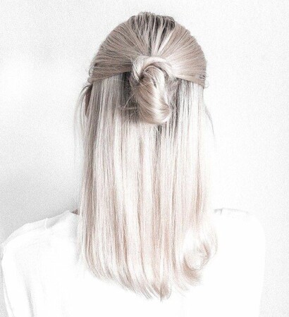 blonde, hairstyle and style