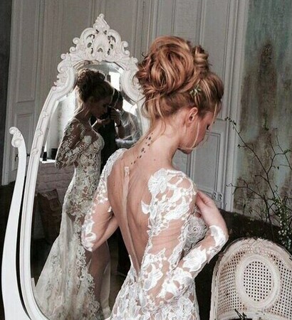 mood, wedding dress and woman