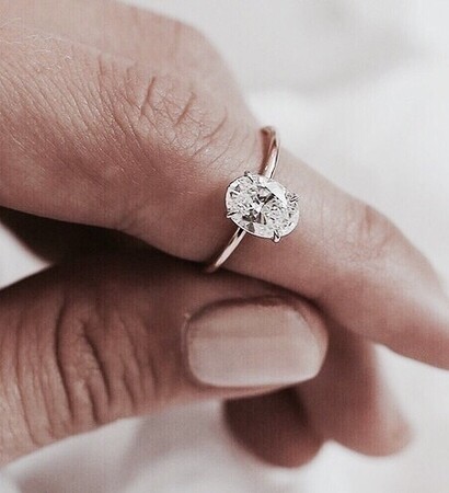 nail polish, couple and wedding ring