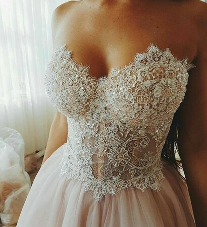 dress, details and crystals