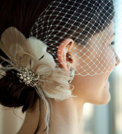 feather hair clip, 20s headpiece and etsy