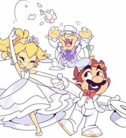 super mario bros., Bowser and couple