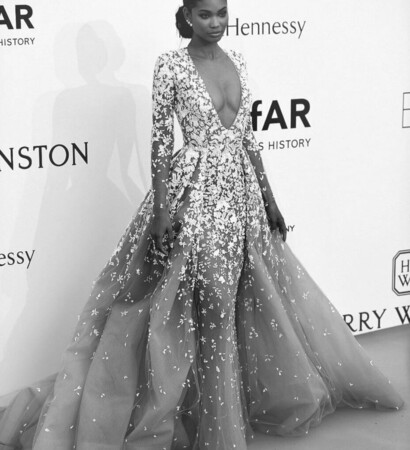 gorgeous, garden and Chanel Iman