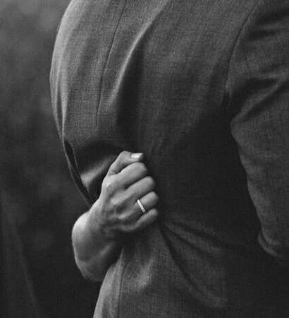 ring, black and white and marry