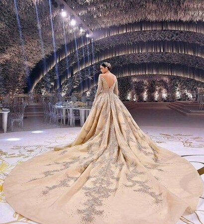 glam, weddingdress and gown