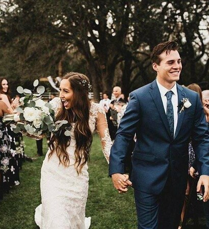 flowers, forrest and dress