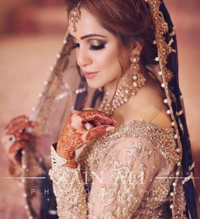dress, dulhan and mehndi