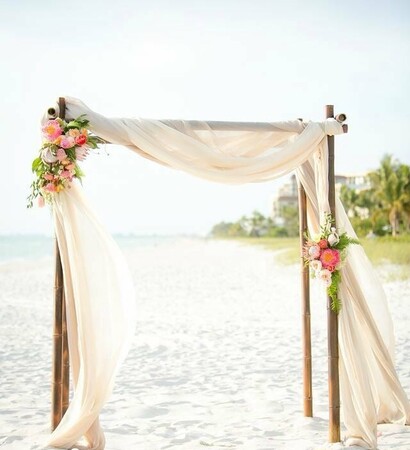 white, wedding decoration and bride