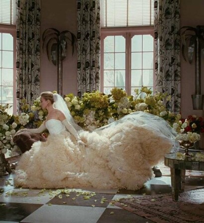 sex and the city, wedding dress and Carrie Bradshaw