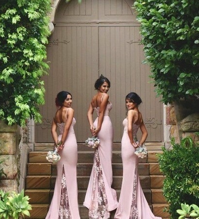 blush, brides and mauve