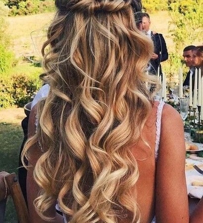 hairstyle, waves and beautiful