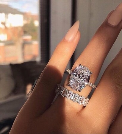 girl, ring and diamond