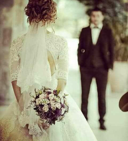 wedding dress, groom and groom and bride