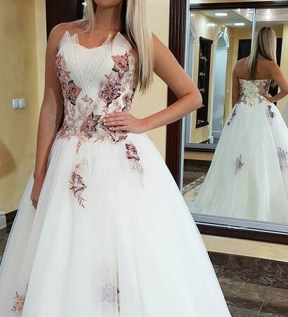 Prom, white dress and wedding dress