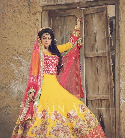lehenga, wedding dress and indian bride