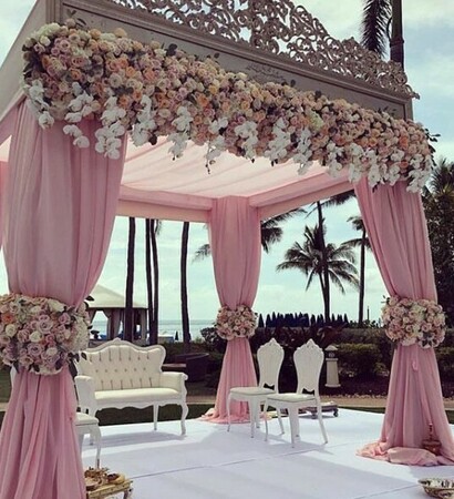 weddings, flowers and pink