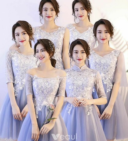 bridesmaid dress, sky blue dress and wedding party dress