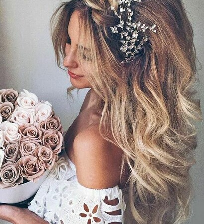 bridal, flowers and trendy