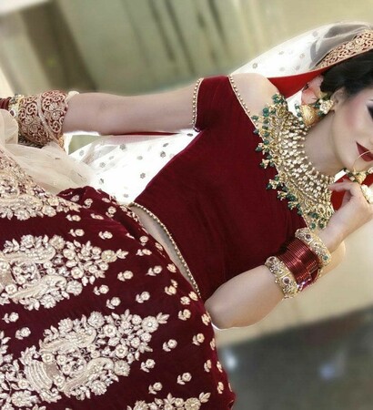 wedding dress, indian bride and lehenga