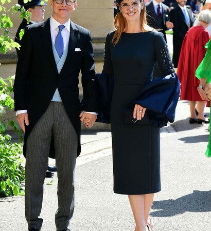 royal wedding, sarah rafferty and Lanvin