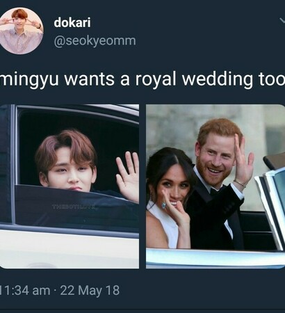 Seventeen, kpop and royal wedding