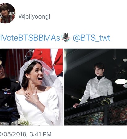 bts, royal wedding and meme