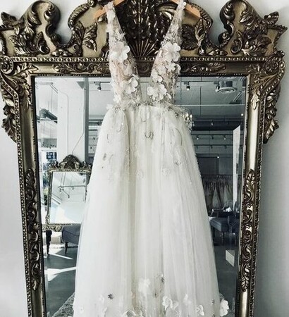fairy tale wedding dress, spring wedding dress and bridal dress