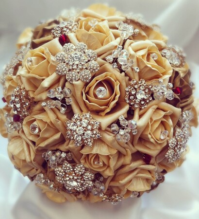 gold, flowers and flower