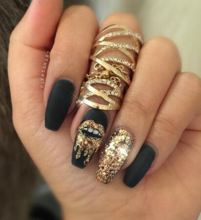 travel, black and nail