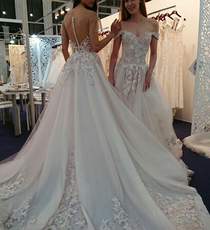 wedding dresses goald