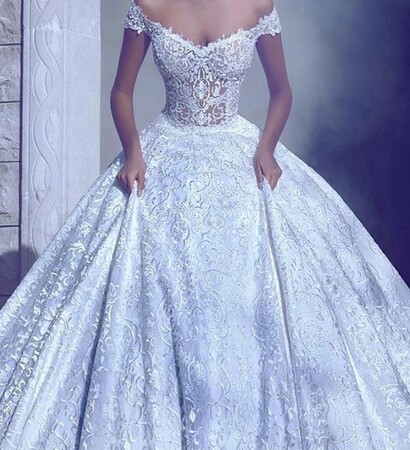 bride, white and look