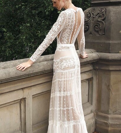 dress, white and look