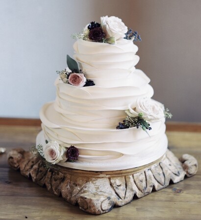 rustic, wedding cake and our future
