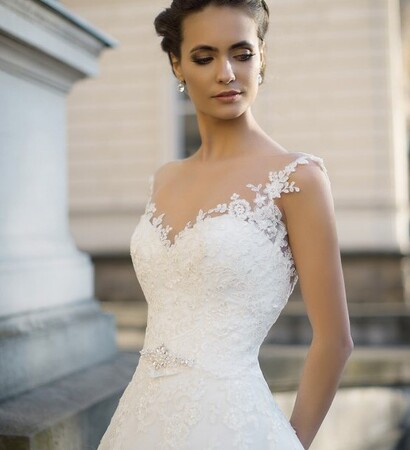 wedding dress, happiness and bridesmaids