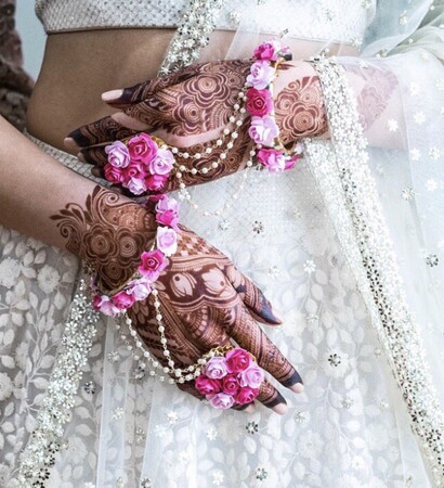 tattoo, saree and lehenga
