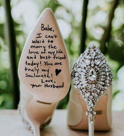 gifts, wedding goals and quote