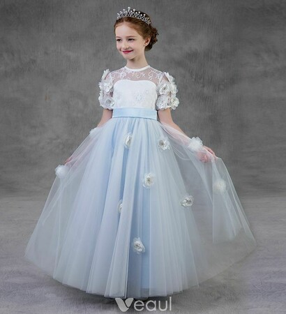 flower girl dress, wedding party dress and pierced dress