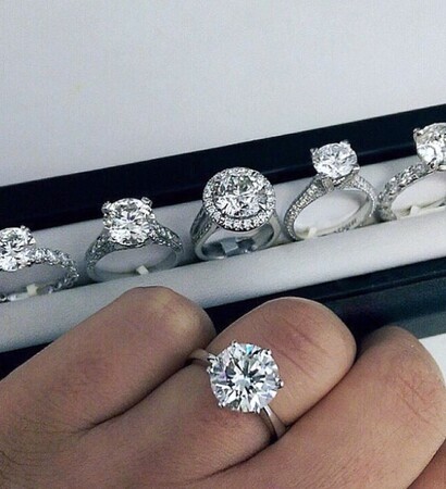 rings, diamond and love