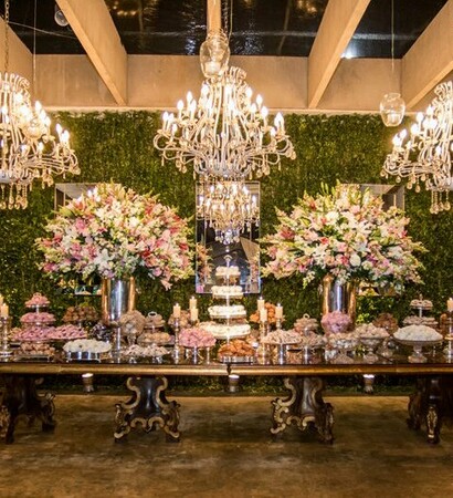 candy table, wedding decoration and wedding decor