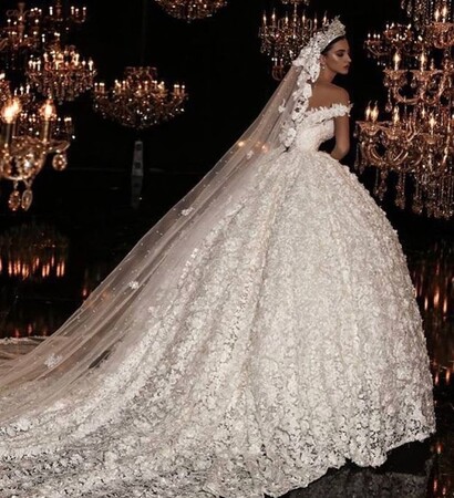 wedding dress, gown and beauty