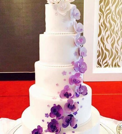 purple, flowers and wedding goals