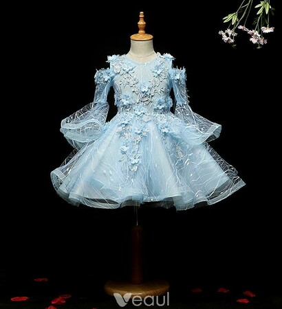 flower girl dress, wedding party dress and little girl dress