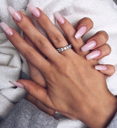 big nails, cute and ring