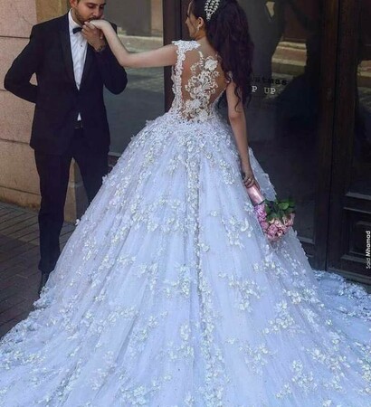 party, bride and groom