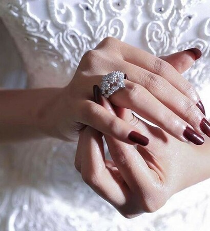 arab, hands and red