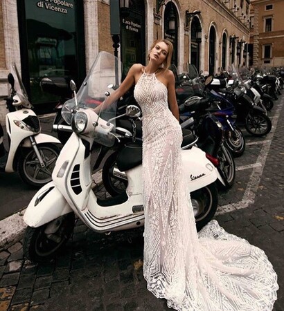 white, dress and woman