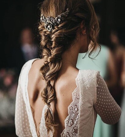 style, hair and weddingdress